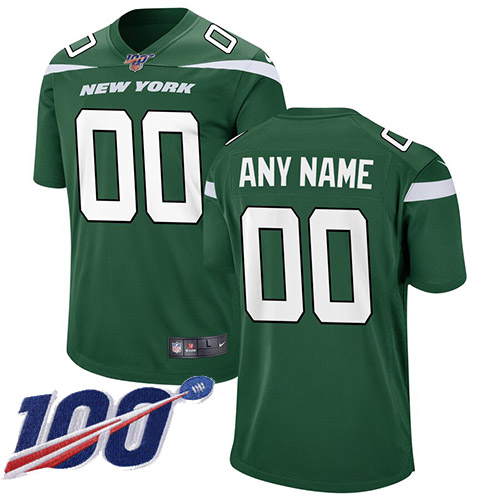 Men's Jets 100th Season ACTIVE PLAYER Green Vapor Untouchable Limited Stitched NFL Jersey
