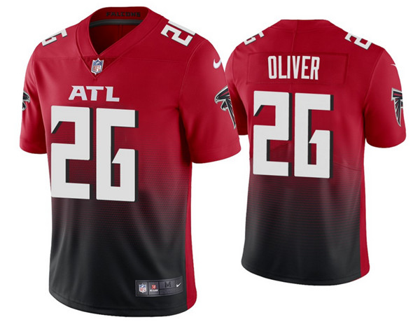 Men's Atlanta Falcons #26 Isaiah Oliver 2020 Red Vapor Untouchable Limited Stitched NFL Jersey