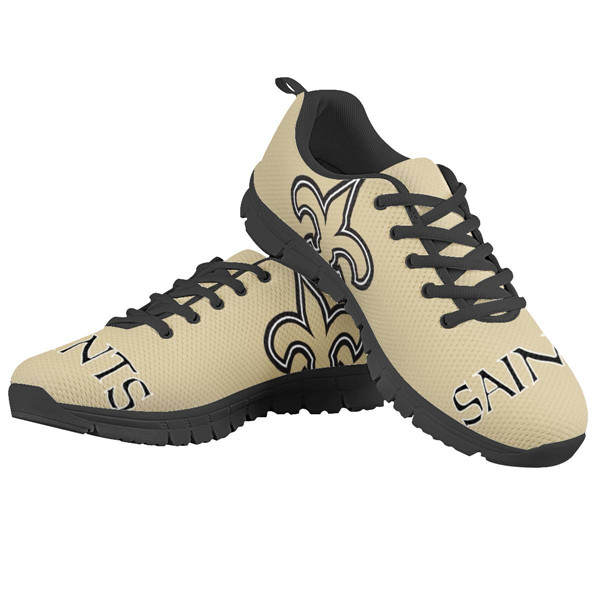 Men's NFL New Orleans Saints Lightweight Running Shoes 015