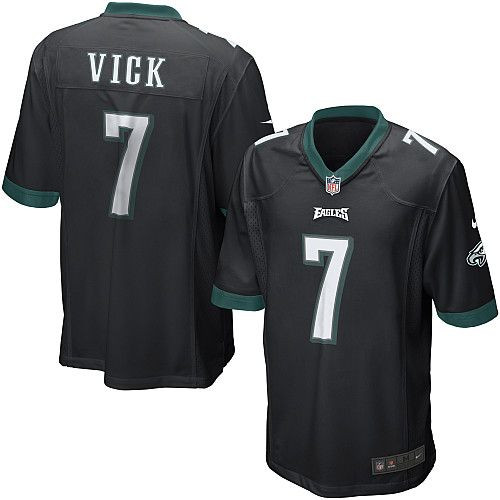 Men's Philadelphia Eagles #7 Michael Vick Black Vapor Untouchable Limited Stitched Jersey