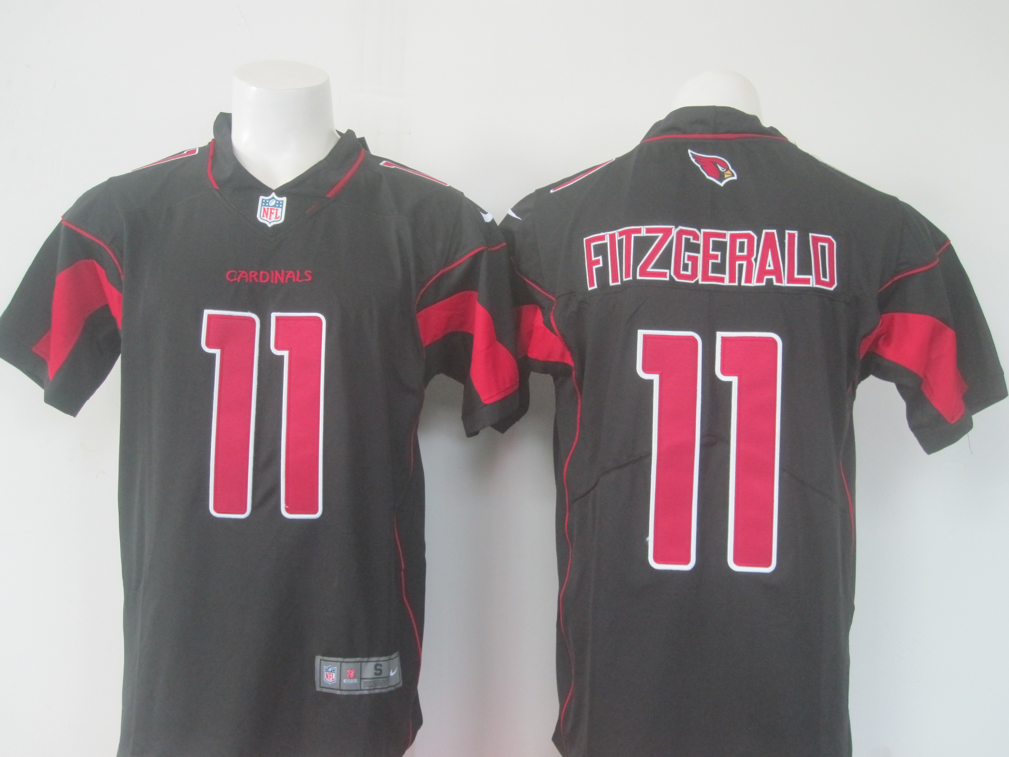 Men's Nike Arizona Cardinals #11 Larry Fitzgerald Black Limited Rush Stitched NFL Jersey