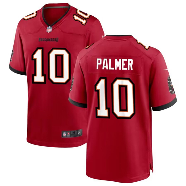 Men's Tampa Bay Buccaneers #10 Trey Palmer Red Game Limited Stitched Jersey