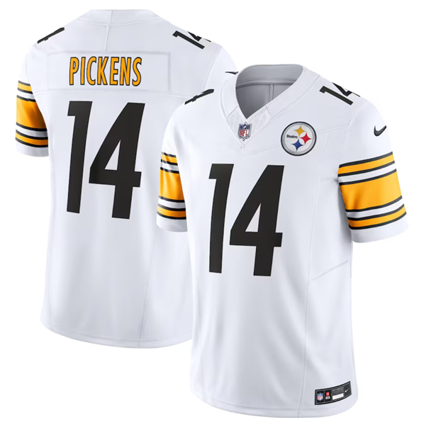 Men's Pittsburgh Steelers #14 George Pickens White 2023 F.U.S.E. Vapor Untouchable Limited Jersey