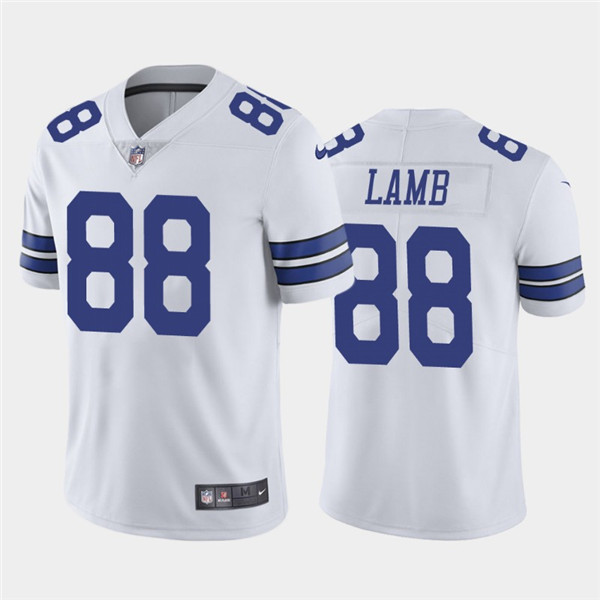 Men's Dallas Cowboys #88 CeeDee Lamb 2020 White Limited Stitched NFL Jersey