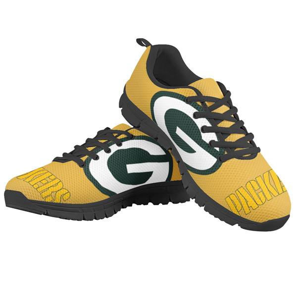 Men's NFL Green Bay Packers Lightweight Running Shoes 010