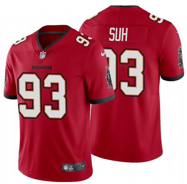 Men's Tampa Bay Buccaneers #93 Ndamukong Suh 2020 Red Vapor Untouchable Limited Stitched Jersey