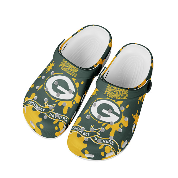 Men's Green Bay Packers Bayaband Clog Shoes 003
