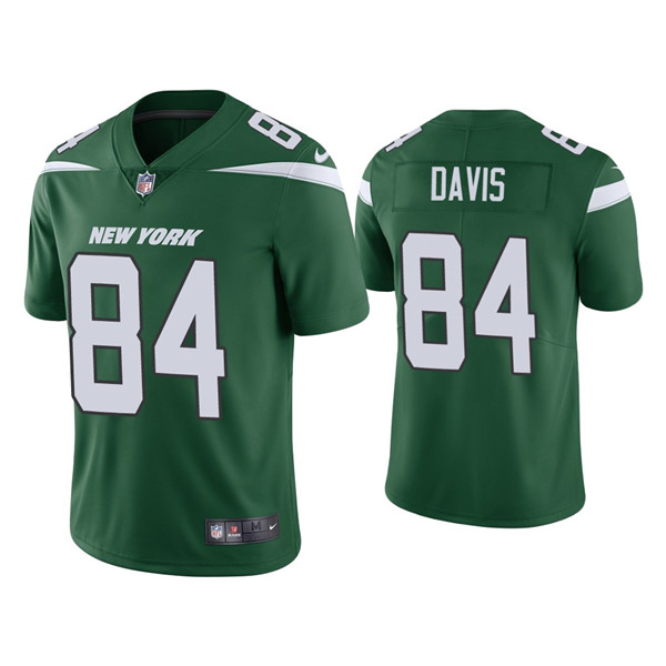 Men's New York Jets #84 Corey Davis 2021 Green Vapor Untouchable Limited Stitched Jersey