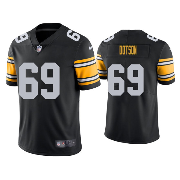 Men's Pittsburgh Steelers #69 Kevin Dotson Black Vapor Untouchable Limited Stitched Jersey