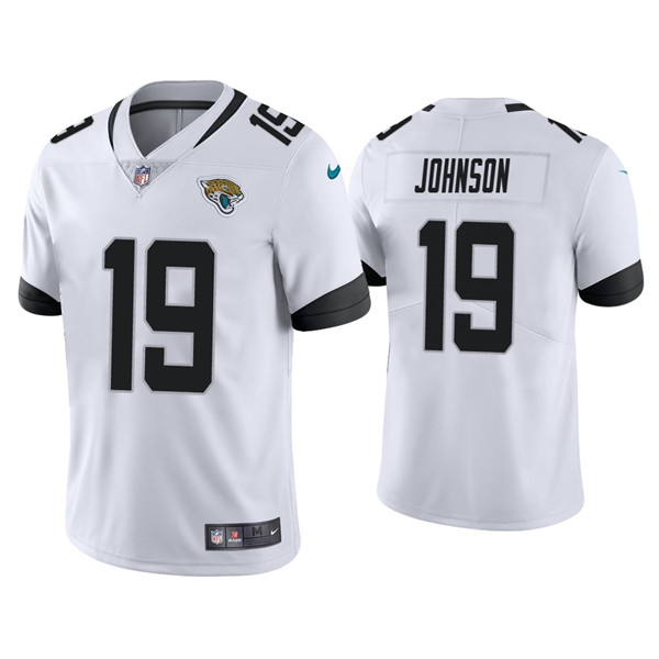 Men's Jacksonville Jaguars #19 Terry Godwin White Vapor Untouchable Limited Stitched Jersey