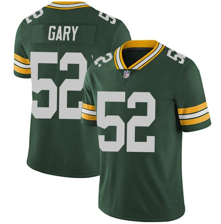 Men's Green Bay Packers #52 Rashan Gary Green Stitched Jersey