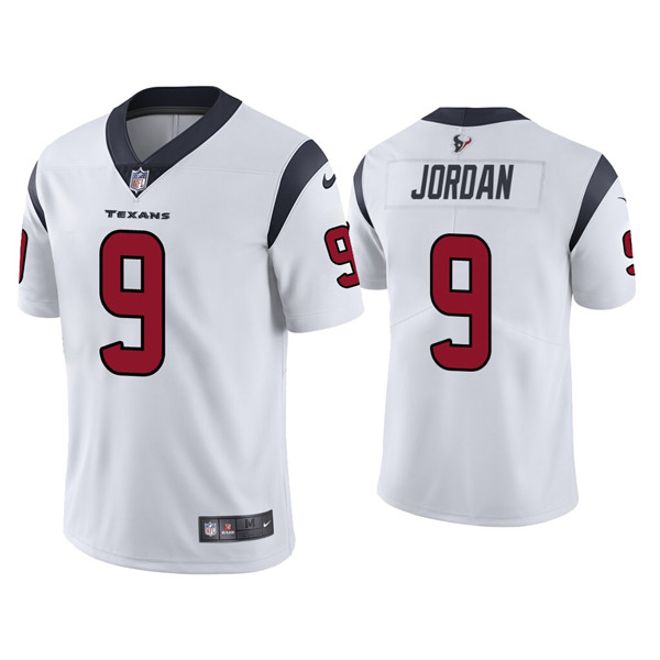 Men's Houston Texans #9 Brevin Jordan White Vapor Untouchable Limited Stitched Jersey