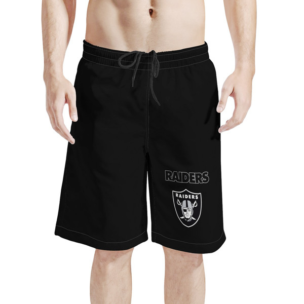 Men's Las Vegas Raiders Black NFL Shorts