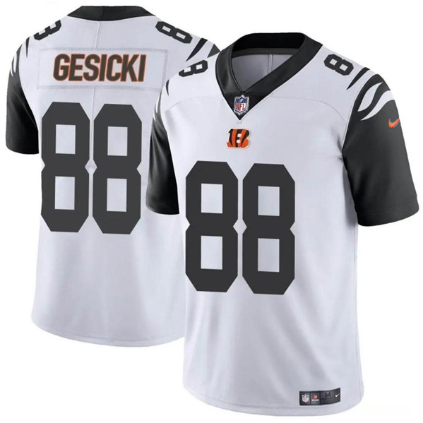 Men's Cincinnati Bengals #88 Mike Gesicki White Vapor Untouchable Limited Stitched Jersey