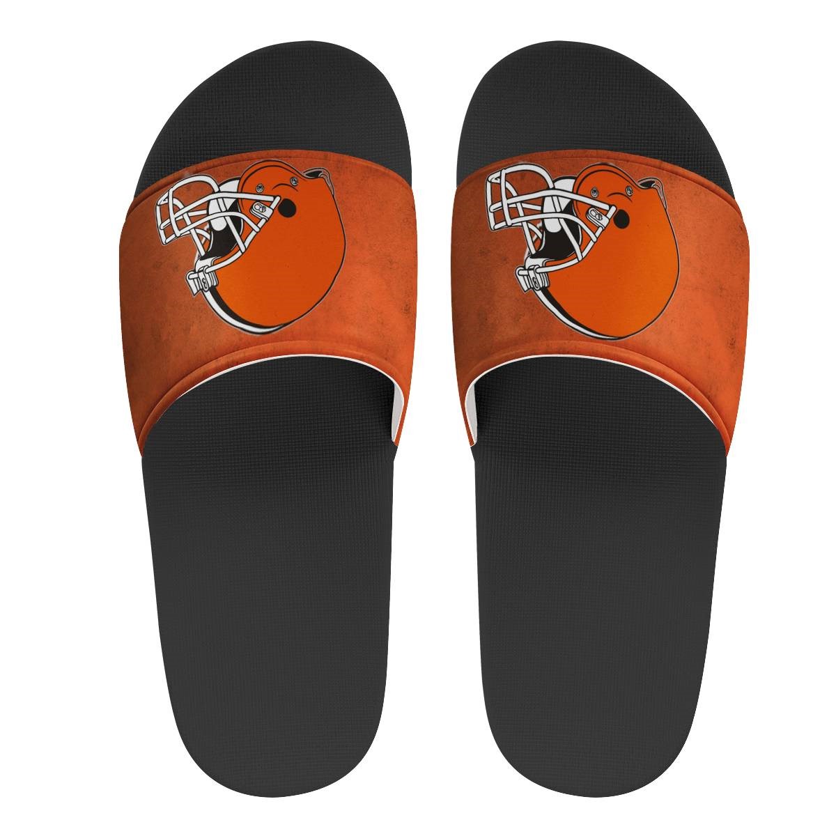 Youth Cleveland Browns Flip Flops 001