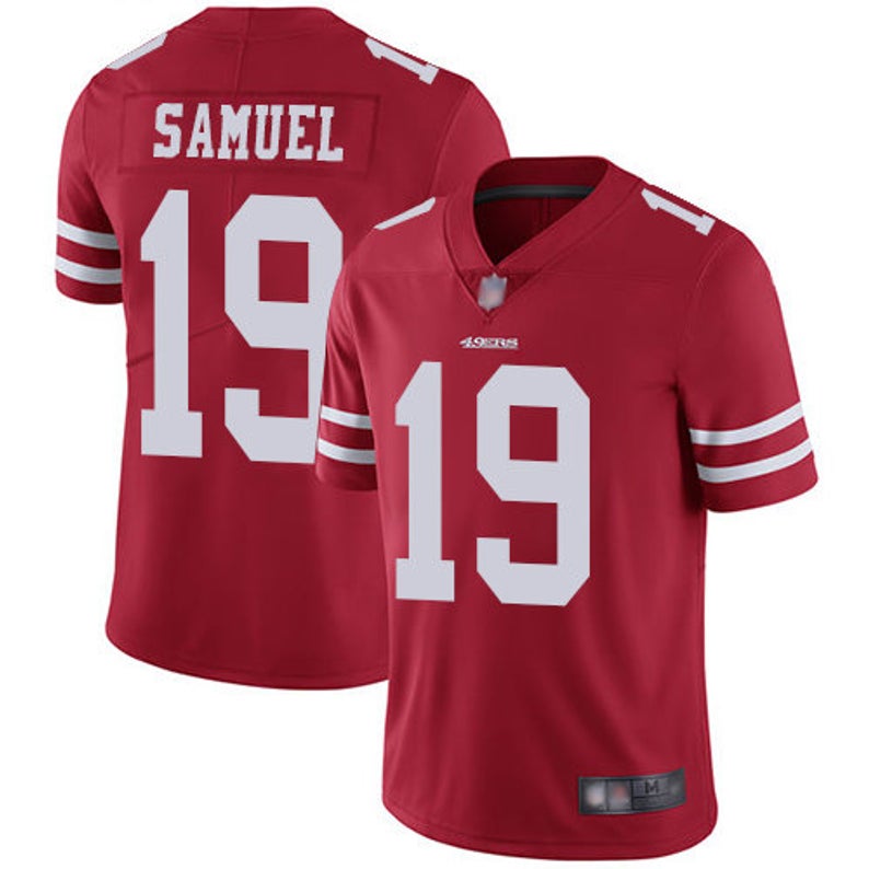 Men's San Francisco 49ers #19 Deebo Samuel Red Rush Vapor Untouchable Limited Stitched NFL Jersey