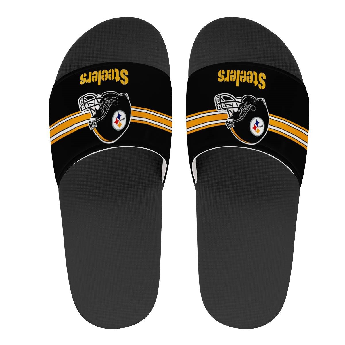 Women's Pittsburgh Steelers Flip Flops 001
