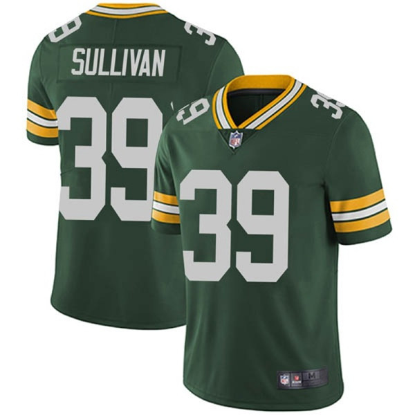 Men's Green Bay Packers #39 Chandon Sullivan Green Vapor Untouchable Limited Stitched NFL Jersey