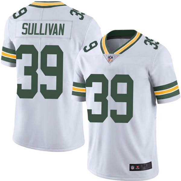 Men's Green Bay Packers #39 Chandon Sullivan White Vapor Untouchable Limited Stitched NFL Jersey