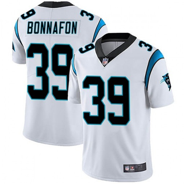 Men's Carolina Panthers #39 Reggie Bonnafon White Vapor Untouchable Limited Stitched NFL Jersey