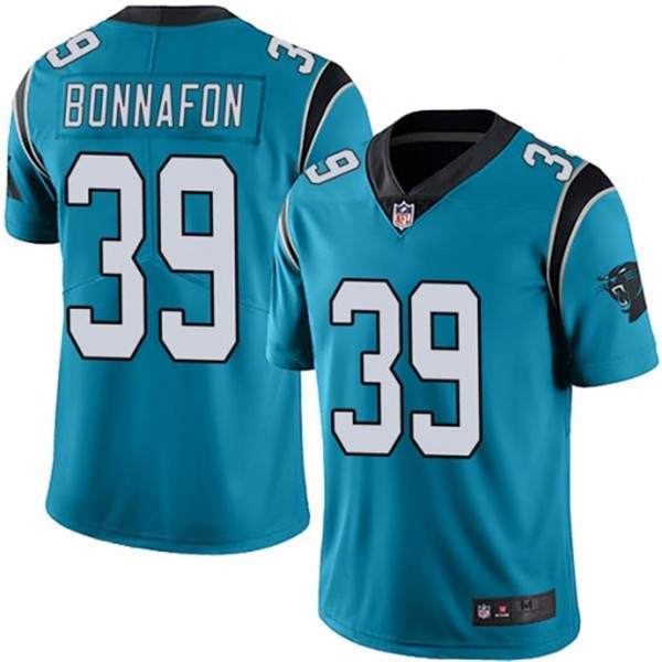 Men's Carolina Panthers #39 Reggie Bonnafon Blue Vapor Untouchable Limited Stitched NFL Jersey