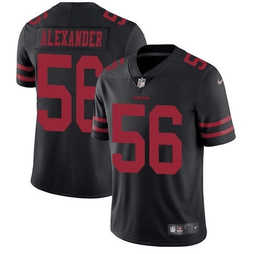 Men's San Francisco 49ers #56 Kwon Alexander Black Vapor Untouchable Limited Stitched Jersey