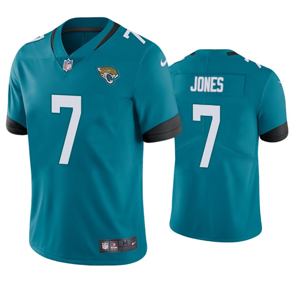 Men's Jacksonville Jaguars #7 Zay Jones Teal Vapor Untouchable Limited Stitched Jersey