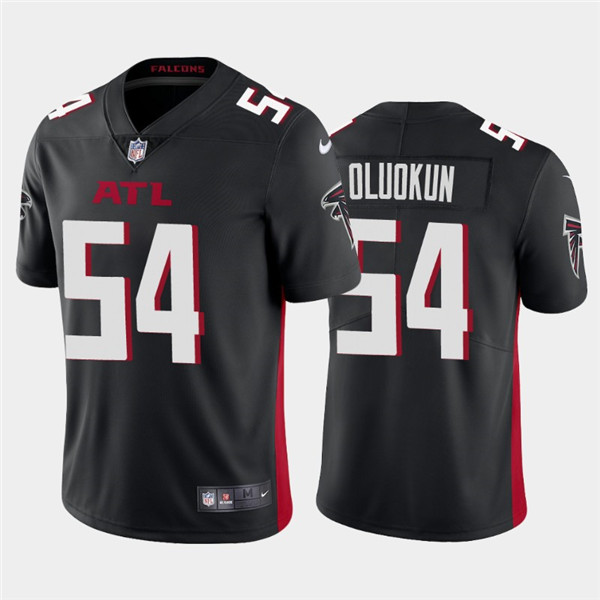 Men's Atlanta Falcons #54 Foyesade Oluokun 2020 Black Vapor Untouchable Limited Stitched NFL Jersey