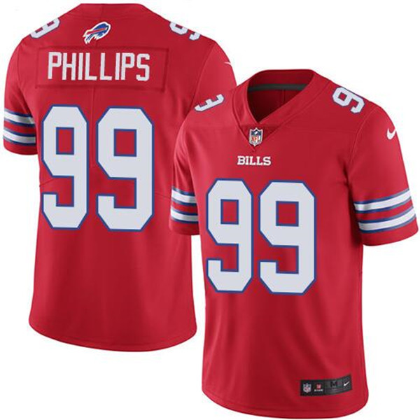 Men's Buffalo Bills #99 Harrison Phillips Red Vapor Untouchable Limited Stitched NFL Jersey