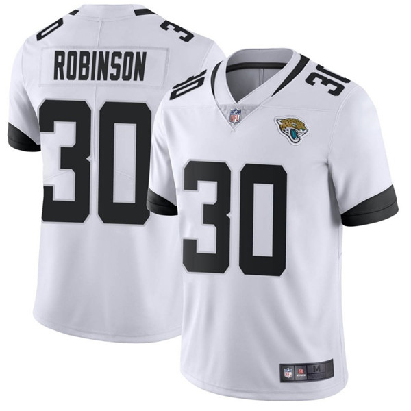 Men's Jacksonville Jaguars #30 Cam Robinson White Vapor Untouchable Limited Stitched NFL Jersey