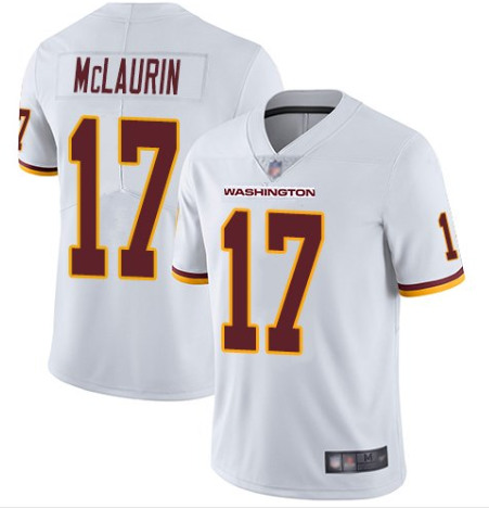 Men's Washington Football Team White #17 Terry McLaurin Vapor Untouchable Limited Stitched NFL Jersey