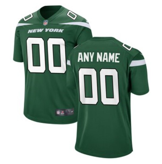 Women's New York Jets Customized Green Limited Stitched Jersey(Run Small)