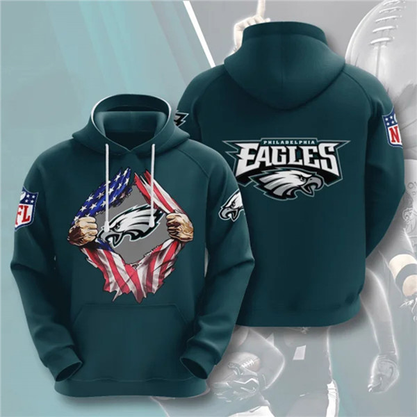 Men's Philadelphia Eagles Green 3D Trending T-Shirt NFL Hoodie