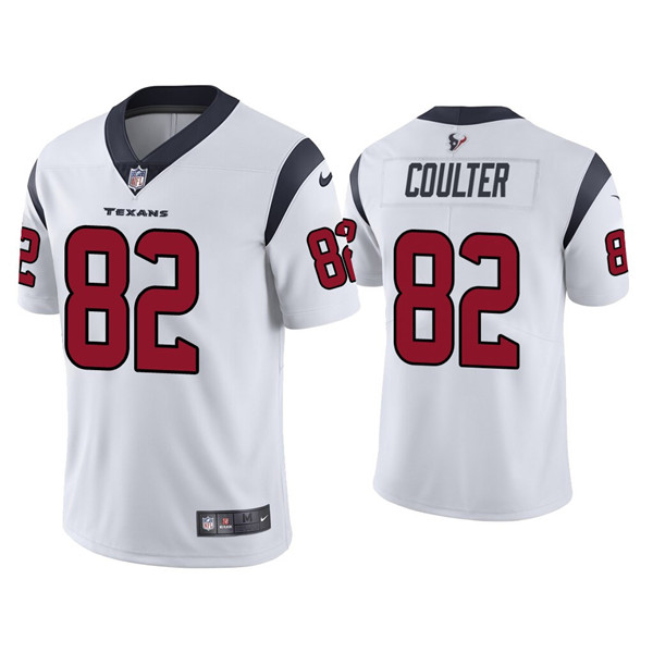 Men's Houston Texans #82 Isaiah Coulter White Vapor Untouchable Limited Stitched Jersey