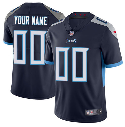 Youth Tennessee Titans ACTIVE PLAYER Custom Navy Stitched Jersey