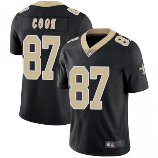 Men's New Orleans Saints #87 Jared Cook Black Vapor Untouchable Limited Stitched NFL Jersey