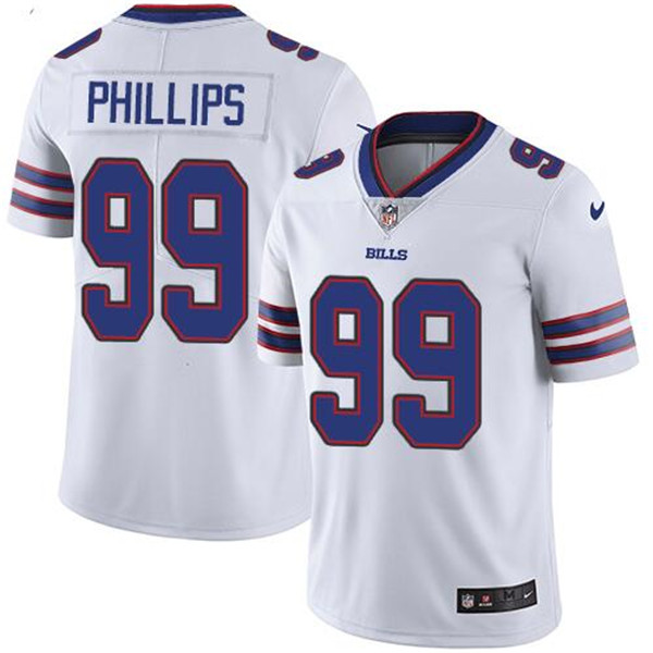 Men's Buffalo Bills #99 Harrison Phillips White Vapor Untouchable Limited Stitched NFL Jersey