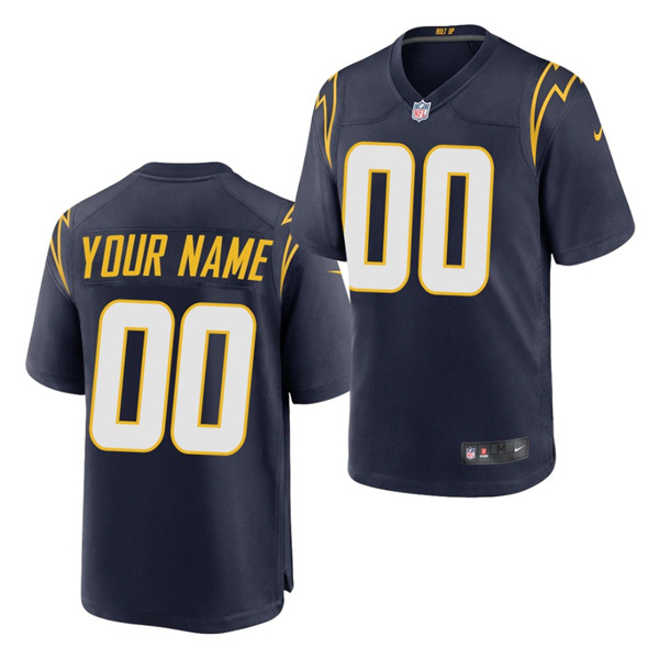 Men's Los Angeles Chargers ACTIVE PLAYER Custom Navy Vapor Untouchable Limited Stitched Jersey (Check description if you want Women or Youth size)