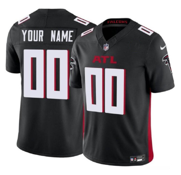 Men's Atlanta Falcons ACTIVE PLAYER Custom Black 2023 F.U.S.E. Vapor Untouchable Limited Football Stitched Jersey