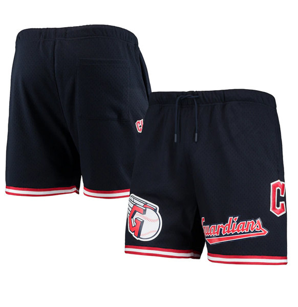 Men's Cleveland Guardians Navy Shorts (Run Small)