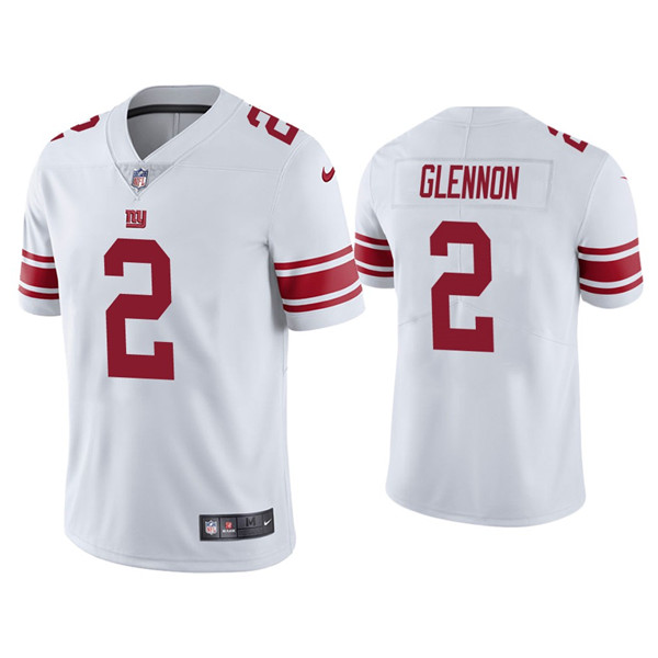 Men's New York Giants #2 Mike Glennon White Vapor Untouchable Limited Stitched Jersey