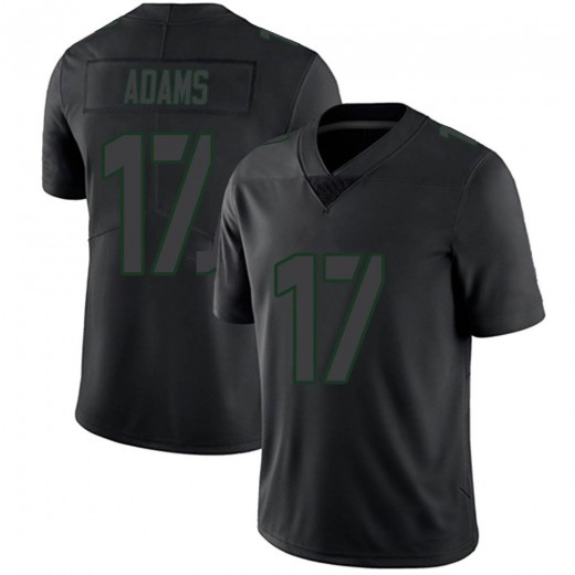Men's Green Bay Packers #17 Davante Adams Black Impact Limited Stitched Jersey