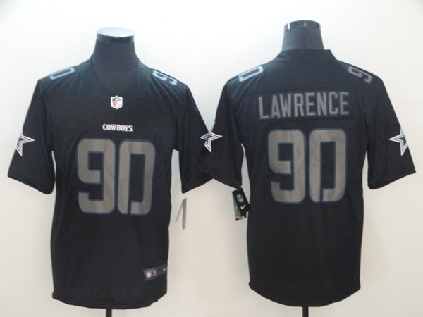 Men's Dallas Cowboys #90 Demarcus Lawrence 2018 Black Impact Limited Stitched Jersey
