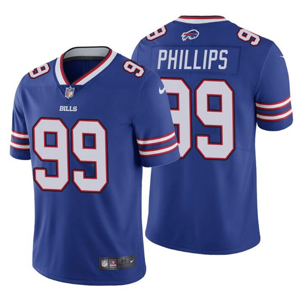 Men's Buffalo Bills #99 Harrison Phillips Blue Vapor Untouchable Limited Stitched NFL Jersey