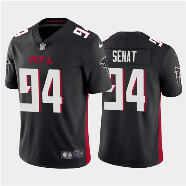 Men's Atlanta Falcons #94 Deadrin Senat 2020 Black Vapor Untouchable Limited Stitched NFL Jersey