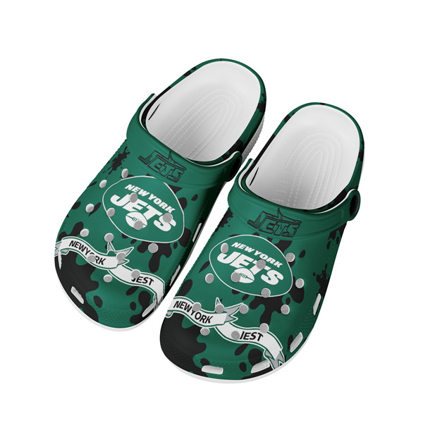 Men's New York Jets Bayaband Clog Shoes 003