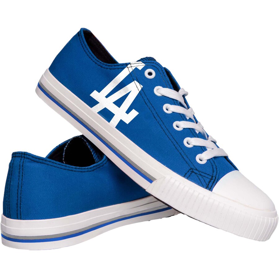 All Sizes MLB Los Angeles Dodgers Repeat Print Low Top Sneakers 004