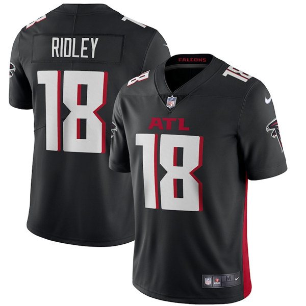 Men's Atlanta Falcons #18 Calvin Ridley 2020 Black Vapor Untouchable Limited Stitched NFL Jersey