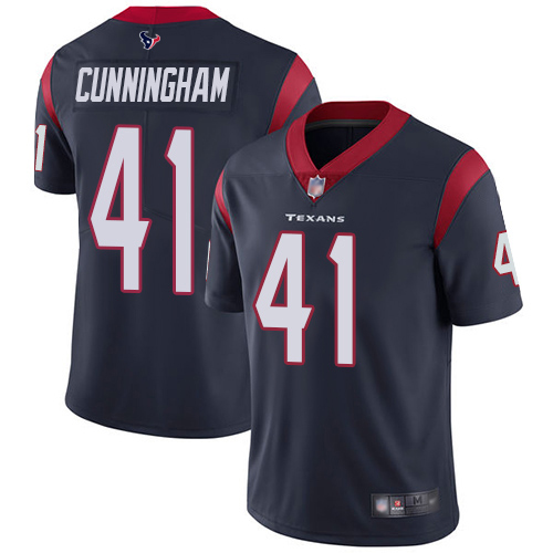 Men's Houston Texans #41 Zach Cunningham Navy Vapor Untouchable Limited Stitched NFL Jersey