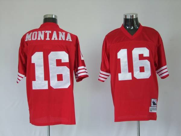 Men's San Francisco 49ers ACTIVE PLAYER Red Stitched Jersey